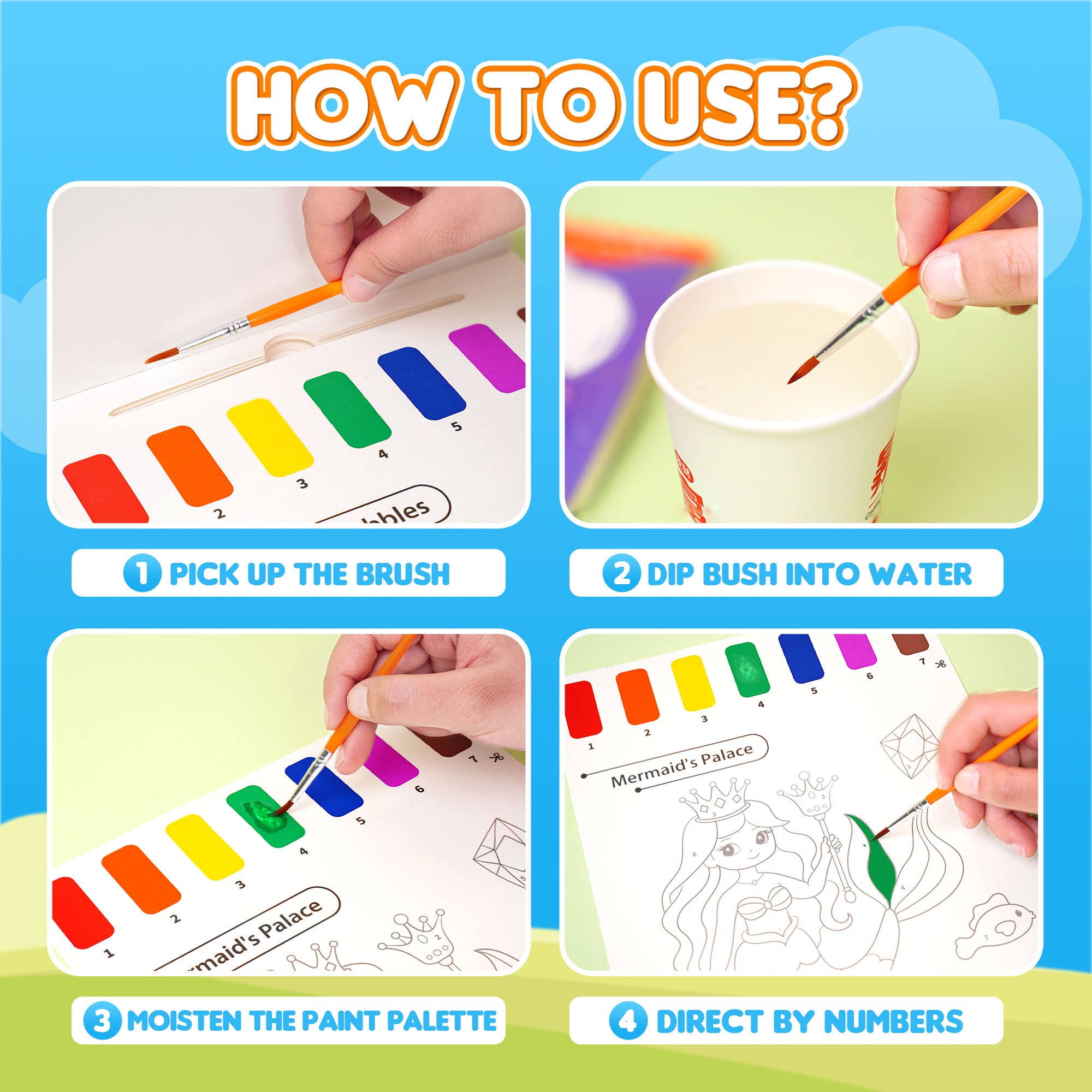 Paint with Water Books