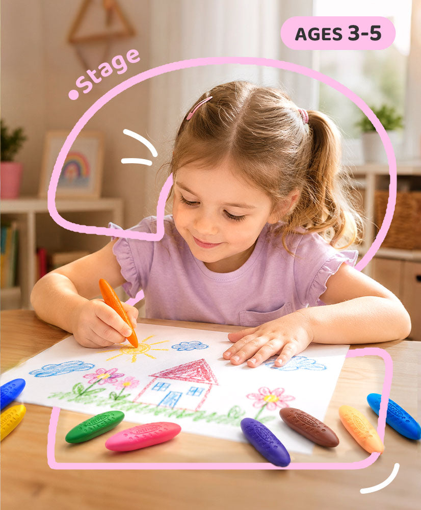 Ages 3 to 5 — Stage 2: control and create