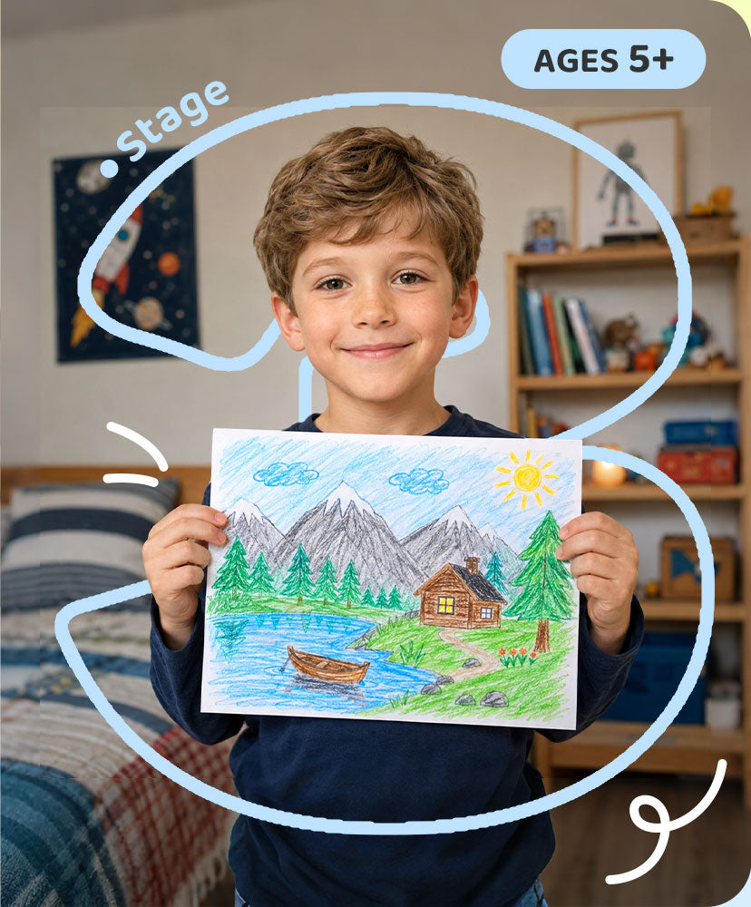 Ages 5 and up — Stage 3: refine and express